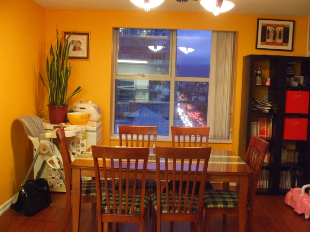 Eating Area at 1002 - 1255 Main St, Downtown, Vancouver